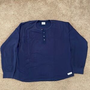 XXL Men’s Lucky Brand Navy Blue Long Sleeve Shirt